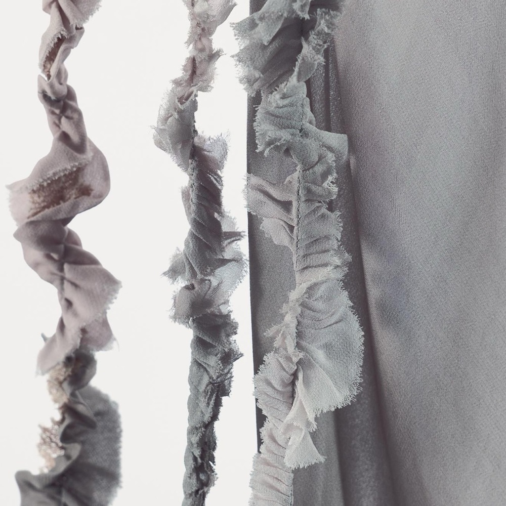 Zara ZW Halloween Collection Limited Edition Asymmetric Dress in lilac. - Picture 9 of 15